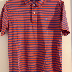 Southern Tide Boys Red/Blue Performance Polo
